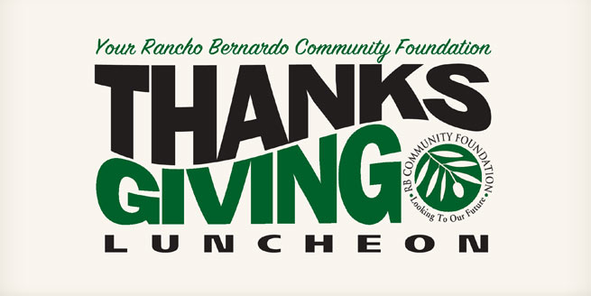 Rancho Bernardo Community Foundation Thanksgiving Luncheon 2018