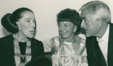 Martha Graham shares a moment with San Diego community leaders Danah Fayman and Richard Farson, who both left a legacy of impact in the region that can still be seen today.