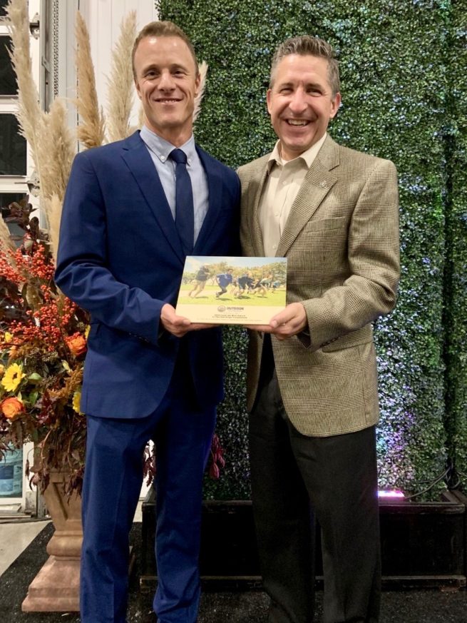 Mark Stuart accepted the Outdoor Outreach 2019 Lead the Way award on behalf of The San Diego Foundation. 
