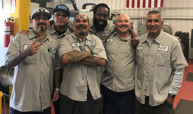 Rise Up Industries is committed to building communities of kinship that recognize the value and strength of every member by providing services offering hope, support, counseling, education, and job opportunities.
