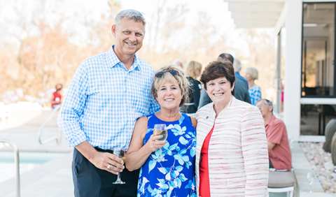 Ken and Denise Derrett (pictured left) with The San Diego Foundation Board Vice Chair & Immediate Past Chair Kay Coleman