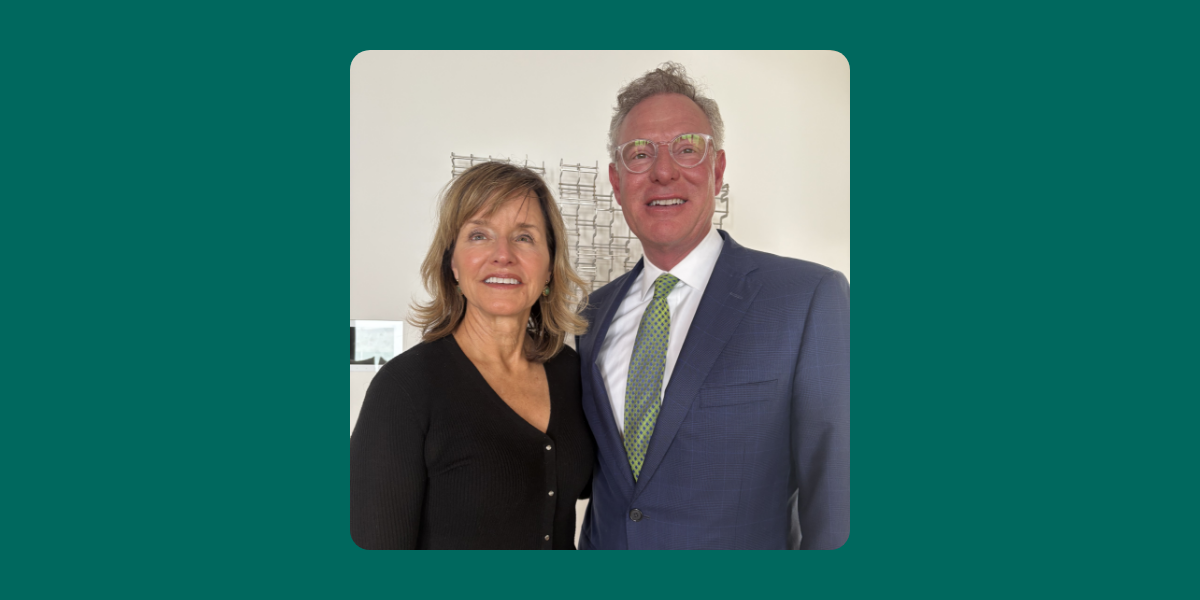 Lynn Gorguze and Scott Peters