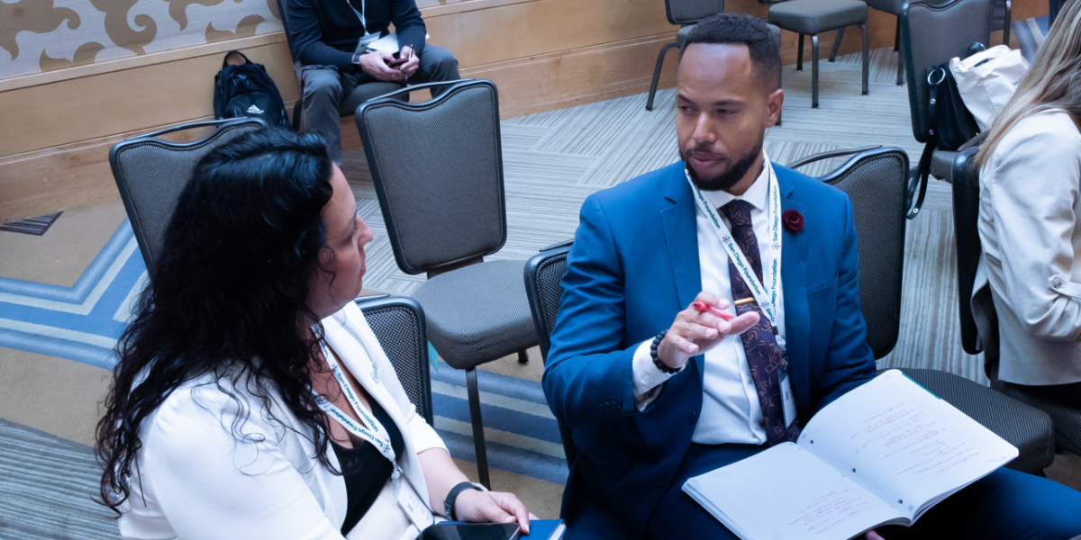 San Diego Fundraising Conference 2025 breakout session attendees talking