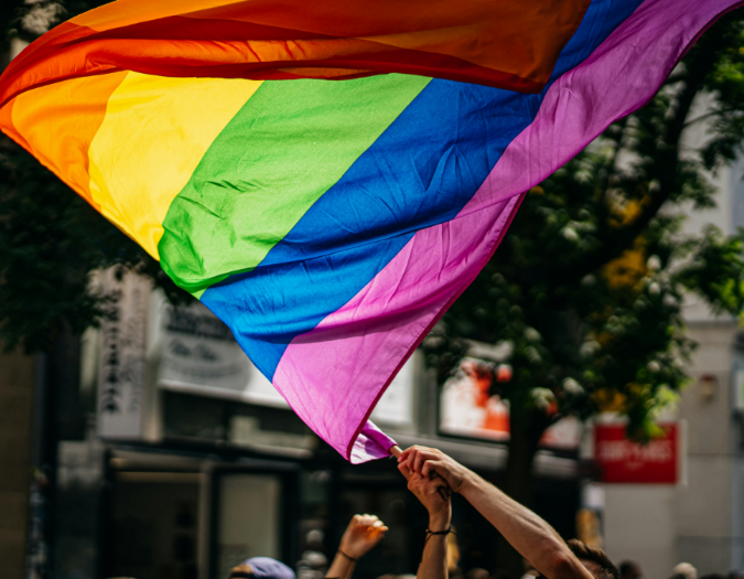 Pride Parade flag