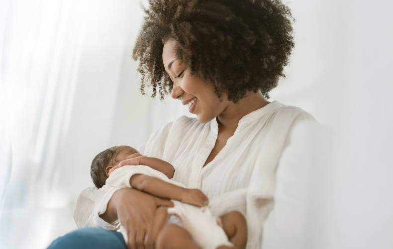 Mother and newborn