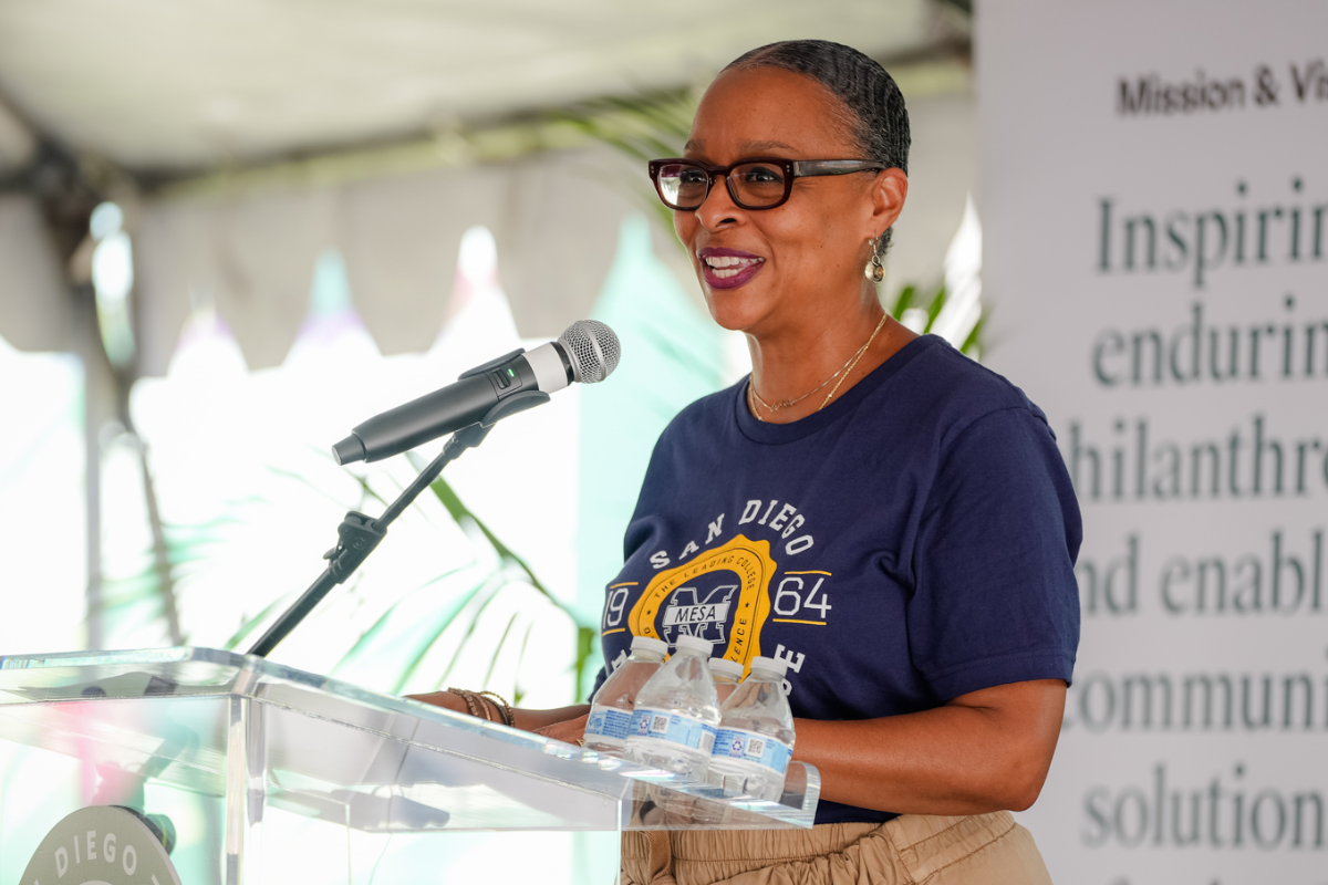 Dr. Ashanti Hands speaking at the 2026 Scholarships Celebration