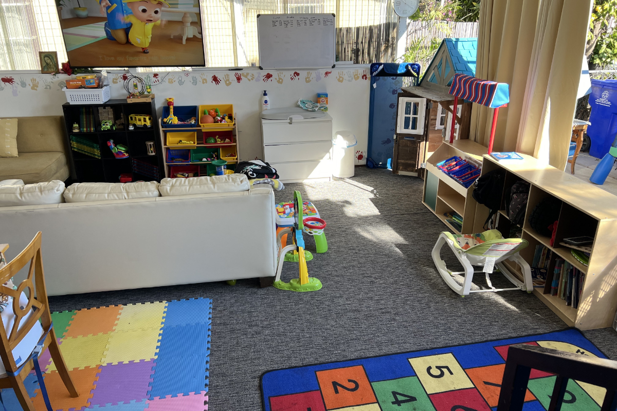 Interior of a daycare center